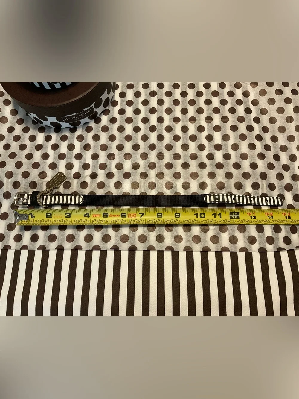EUC Henri Bendel Pet Set - Collar, Harness and Leash